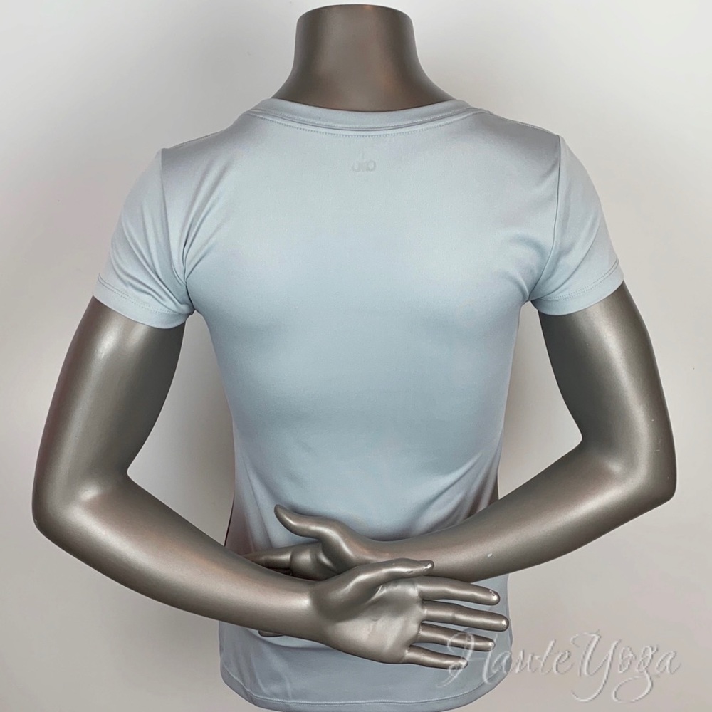 ALO Yoga | Slate Gray Crew Neck Short Sleeve Tee S - Picture 5 of 6
